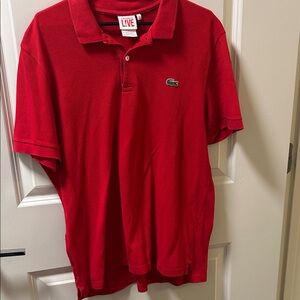 Lacoste Men's Vibrant Red Polo Shirt